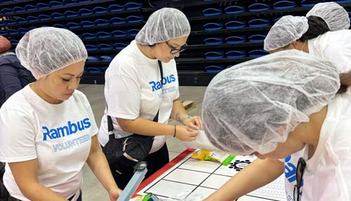 Volunteering at 9/11 day at Rambus