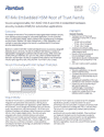 RT-64x Embedded HSM Root of Trust Family Product Brief