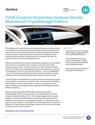 EVITA-Compliant Automotive Hardware Security Modules with CryptoManager Platform Use Case